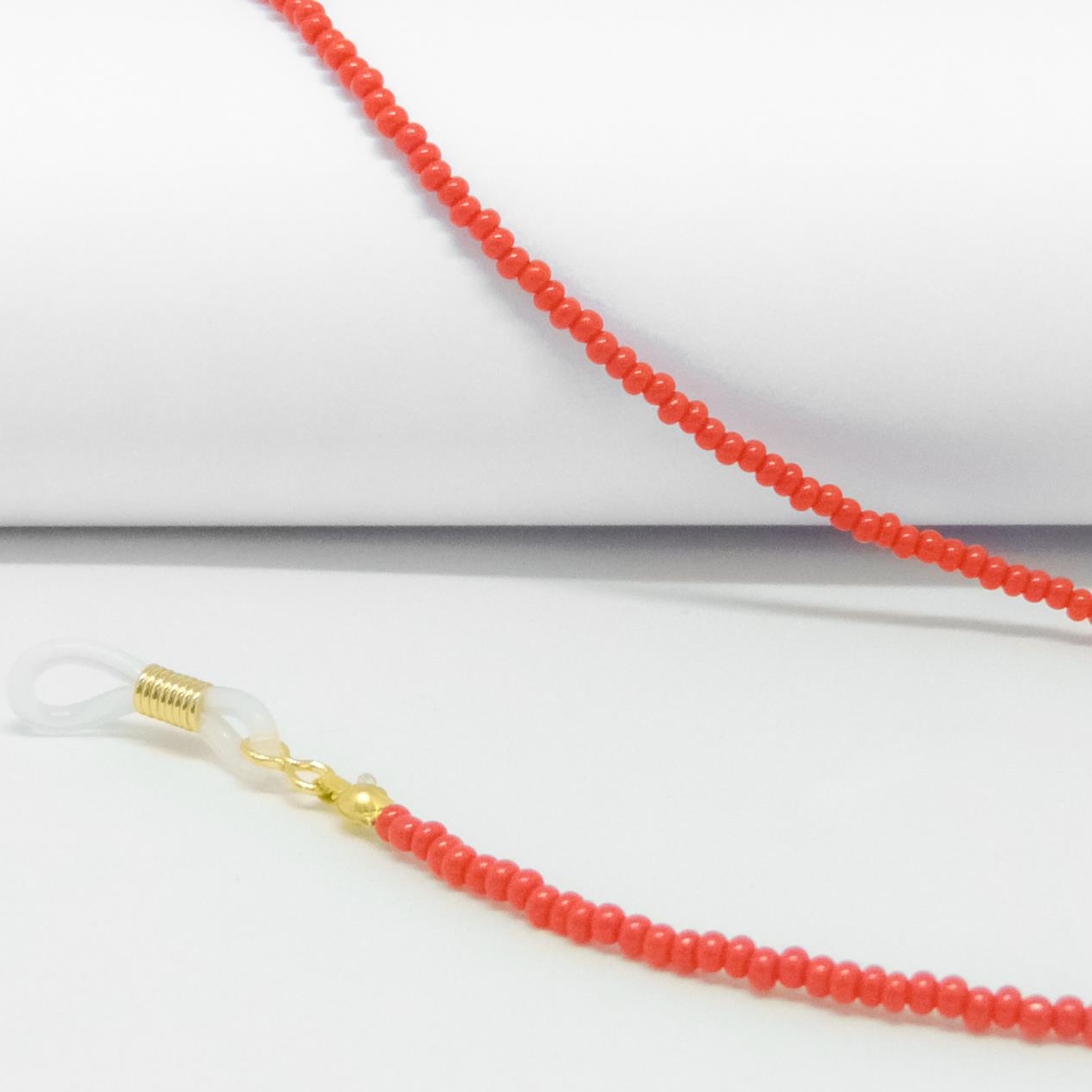 0100821-Cordão Miçanga Peq Vermelho FLAG 9 - Contém 3 Peças  - ENTREGA IMEDIATA   PRODUTO EM PROMOÇÃO