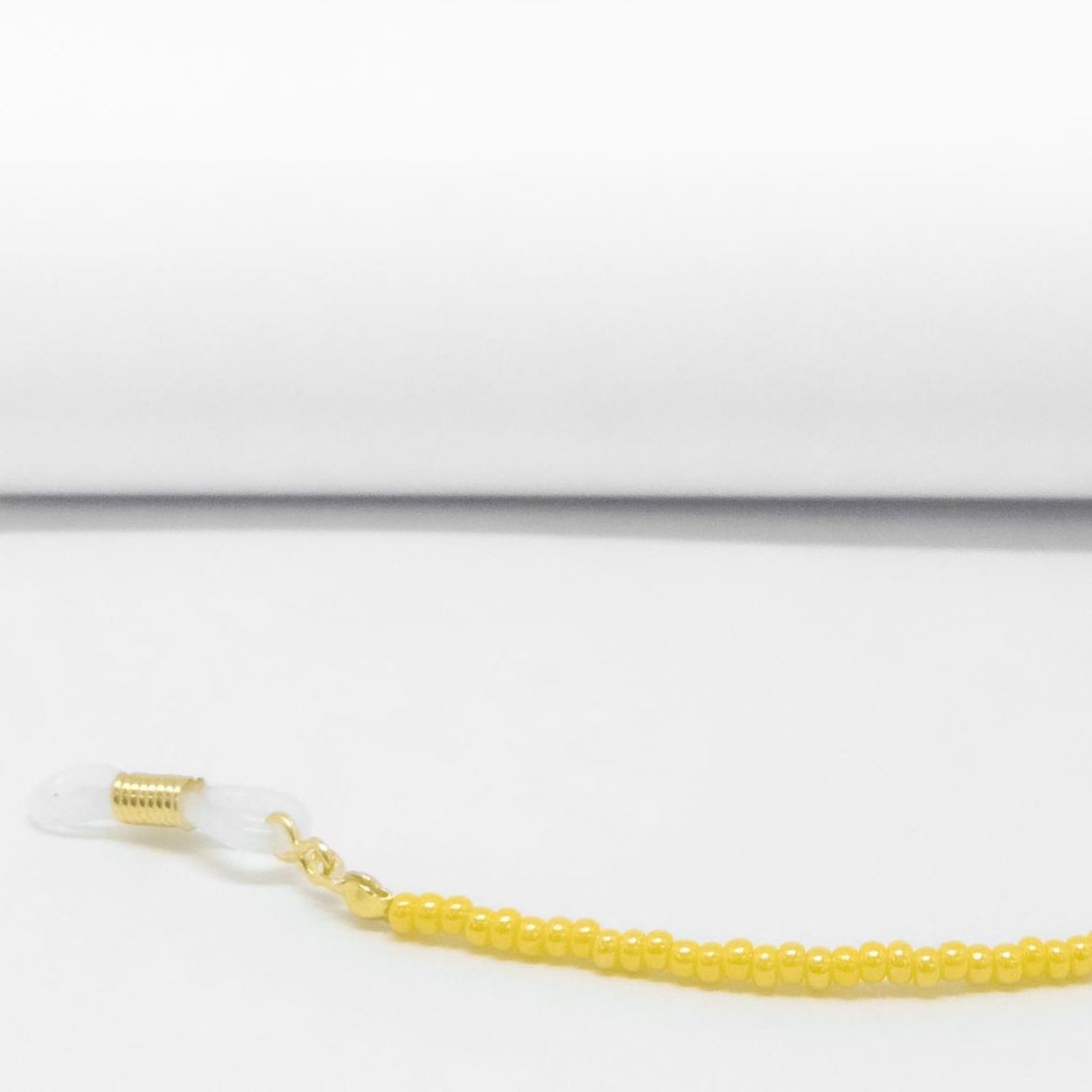 0100823-Cordão Miçanga Peq Amarelo FLAG 9 - Contém 3 Peças  - ENTREGA IMEDIATA   PRODUTO EM PROMOÇÃO